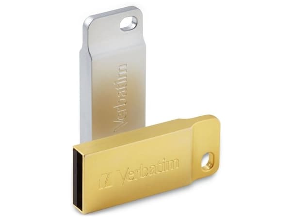 Verbatim Metal Executive - USB flash-enhet - 16 GB - USB - silver