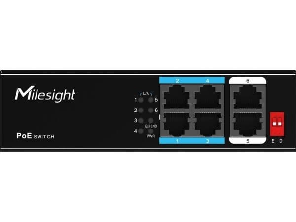 Milesight IoT 4-portars PoE-switch MS-S0204-EL