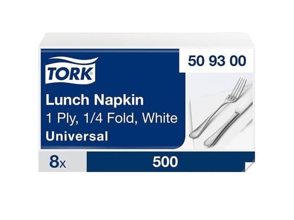 Tork lunchservett, vit