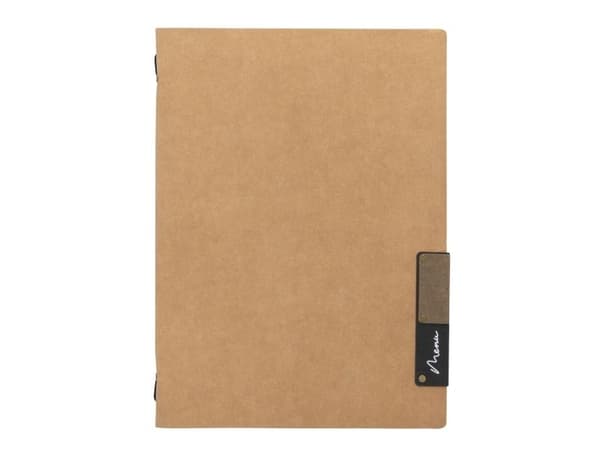 Securit® A4 NATURE menuomslag i beige