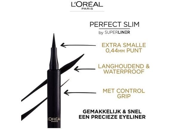 L'Oreal Super Liner Perfect Slim Eyeliner 01 Intense Black