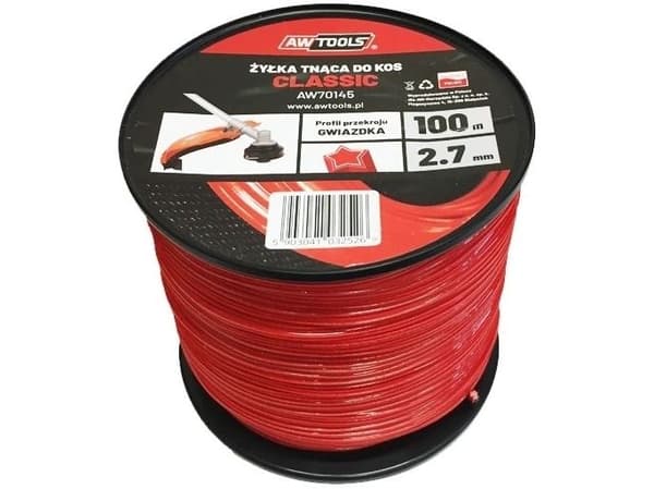 AWTools CLASSIC leikkuusiima 2.7x100m pyöreä (AW70139)