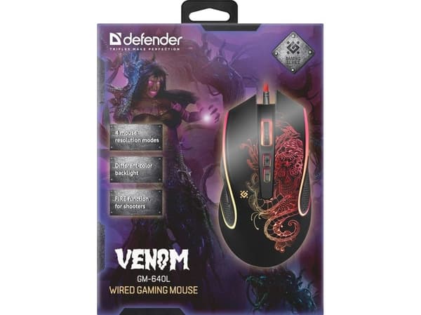 Mysz Defender Venom GM-640L (52640)