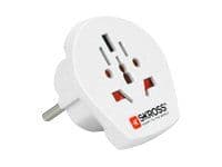 MicroConnect SKROSS - Adapter för effektkontakt - vit - Europa