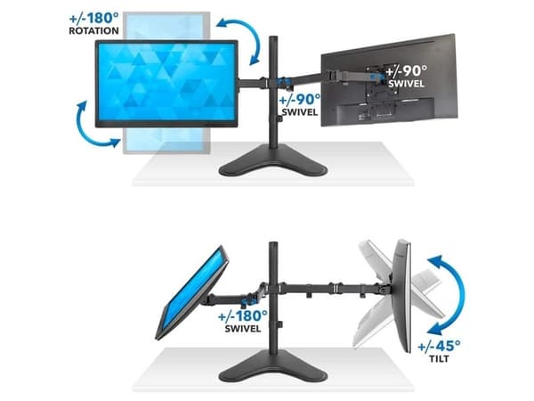 Techly skrivebordsstativ for skjerm 13" - 32" (ICA-LCD 2524)