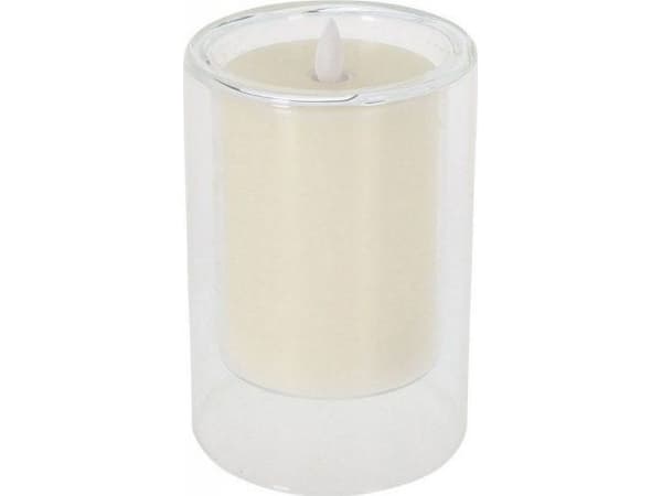 N/A LED stearinlys 10 cm Glass