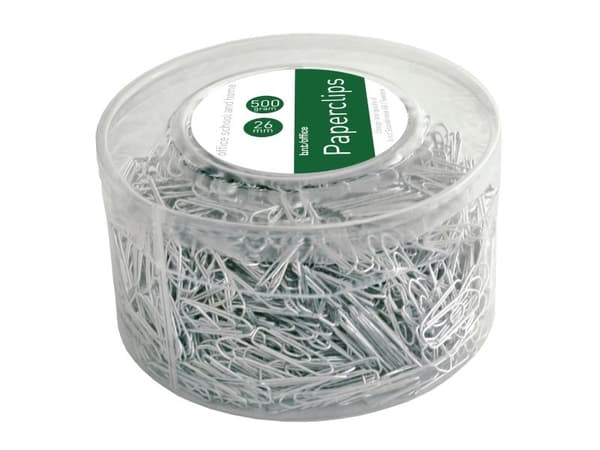 Papirclips 26 mm sølv 500g
