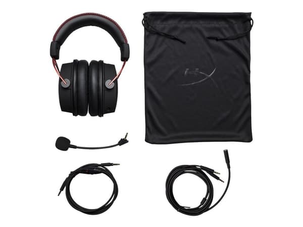Hyperx Alpha Pro gamingheadset Kingston, svart/röd