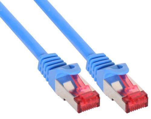 InLine 76411B, 1 m, Cat6, S/FTP (S-STP), Blå
