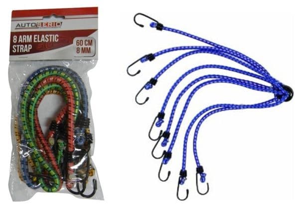 Autoserio bungee-snören Xh-L8021 8-arms