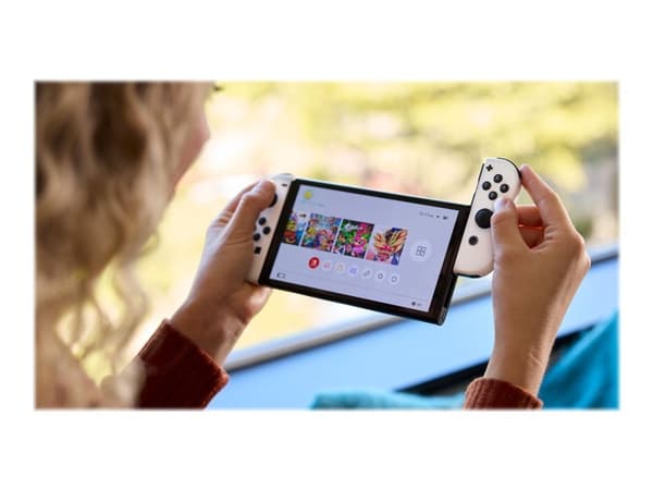 [OUTLET] - Nintendo Switch OLED - Spillkonsoll - Full HD - hvit