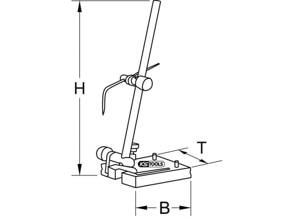 KS Tools 300.0629 300.0629 Korkeusmittari