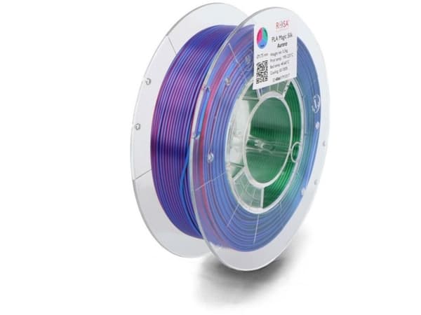 Filament Rosa3D PLA Magic Silk 1,75mm 0,3kg - Aurora}