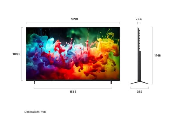 LG QNED -televisio 85QNED70B3A 85" 85QNED70B3A.AEU