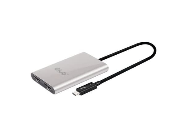 Club 3D SenseVision - Extern videoadapter - Thunderbolt 3 - 2 x HDMI