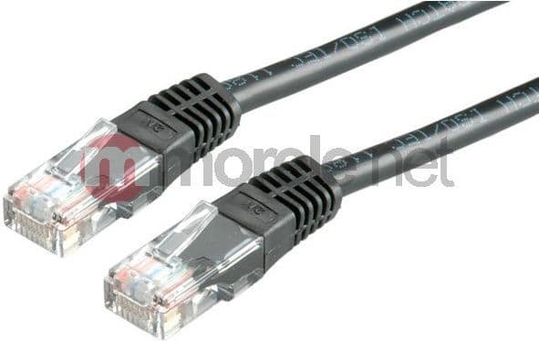 VALUE UTP Patch Cord Cat.6, black 2 m, U/UTP (UTP), Svart