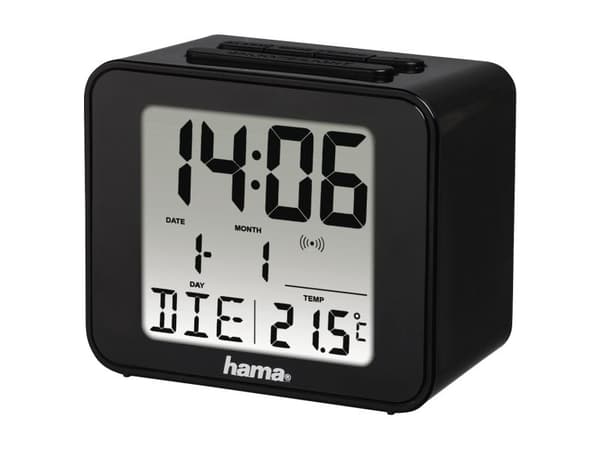 Hama Cube, Digitaalinen herätyskello, Musta, Micro AAA, 70 mm, 60 mm, 40 mm