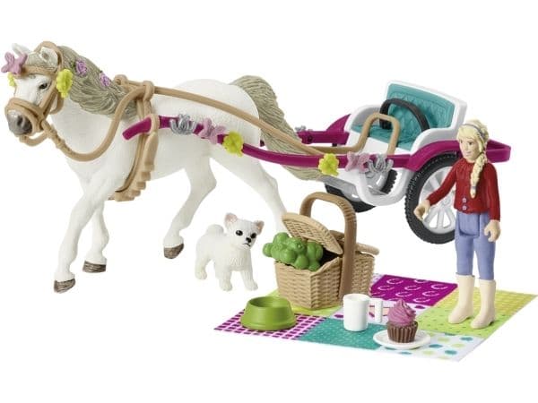 Schleich liten vogn til den store hesteutstillingen