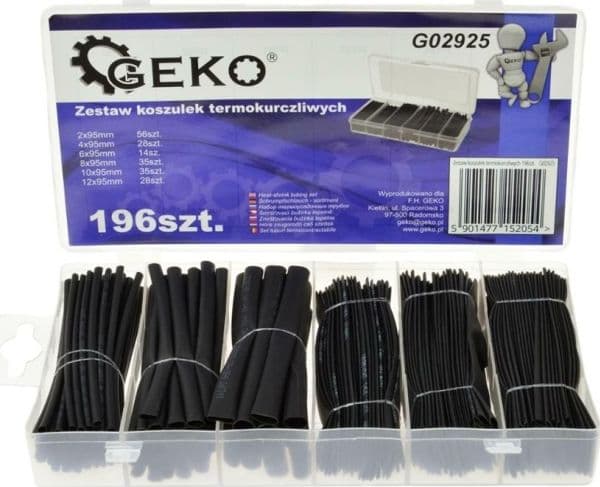 Termorör-set svart 196 gb