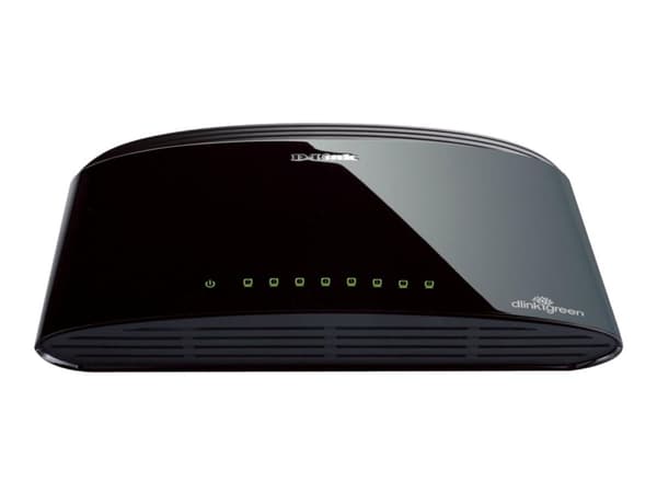 D-Link DES 1008D - Switch - ohanterad - 8 x 10/100 - skrivbordsmodell