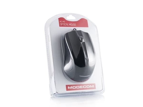 ModeCom MC-M9 - Mus - optisk - kablet - USB - svart