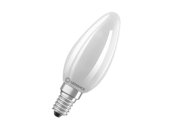 LEDVANCE LED kerte mat 806lm - 5,5W/827 (60W) E14