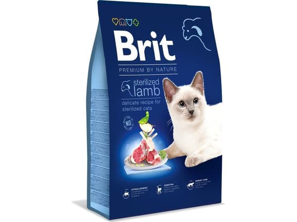 Brit tørrfôr Premium Sterilized med lam 300 g