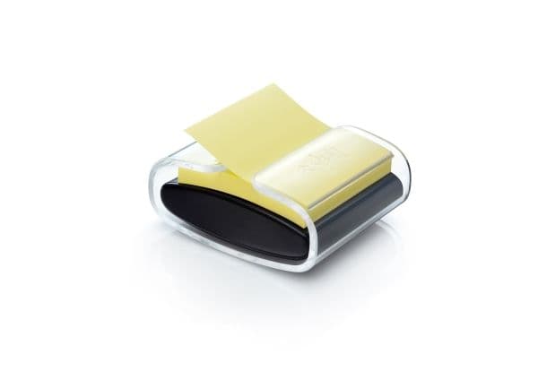 Dispenser for Z-Notes + 1 stk. Z-Notes 76x76 mm gul