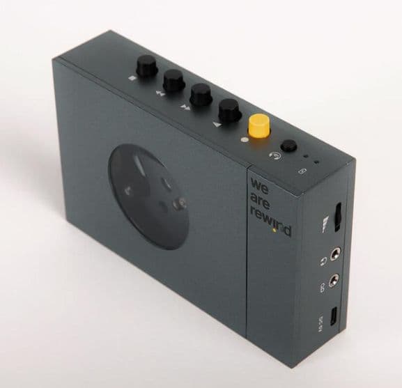 We Are Rewind - Cassette player WE-001 - [Keith] Grey