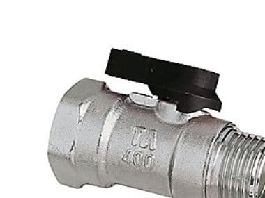 TA 400 Kuglehane Sort 15mm - DN15 sort afspæringsventil