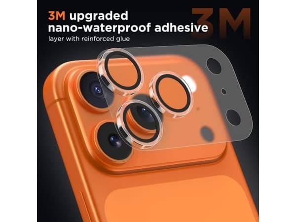 Kameraskydd TECH-PROTECT CAMFULL FIT+ för iPhone 17 Pro matt transparent