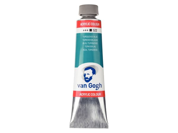 Van Gogh akrylfärg tub turkosblå 522