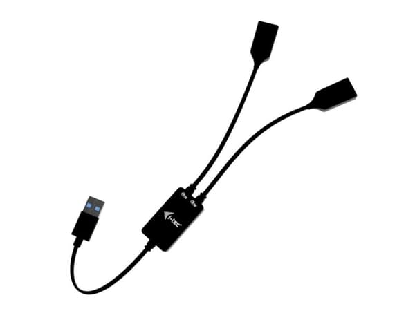 i-Tec - Hub - USB-A kabel - 2 x USB 3.2 Gen 1 - stasjonær
