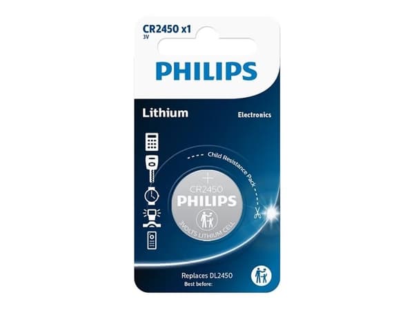 Philips CR2450 Knapcelle batteri 3V