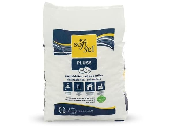Salt til blødgøringsanlæg, 25 kg i pose