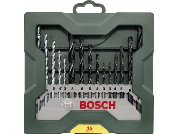 Bosch BORSÆT TRÆ-METAL-MUR X-LINE 15 DELE PL