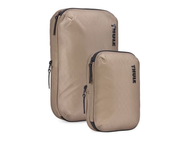 Thule compression cube - Väska set för kläder - 100 D ripstop-nylon - gentle beige
