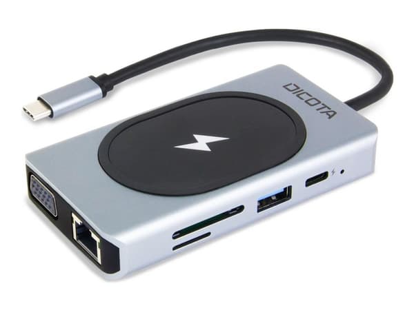 DICOTA - Dockningsstation - USB-C - HDMI, VGA