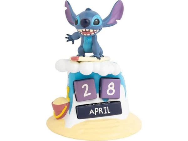 Disney Stitch Surfer - evighetskalender 3D