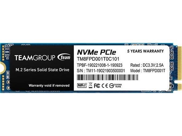 Team Group MP33 PRO, 1 TB, M.2, 2100 MB/s