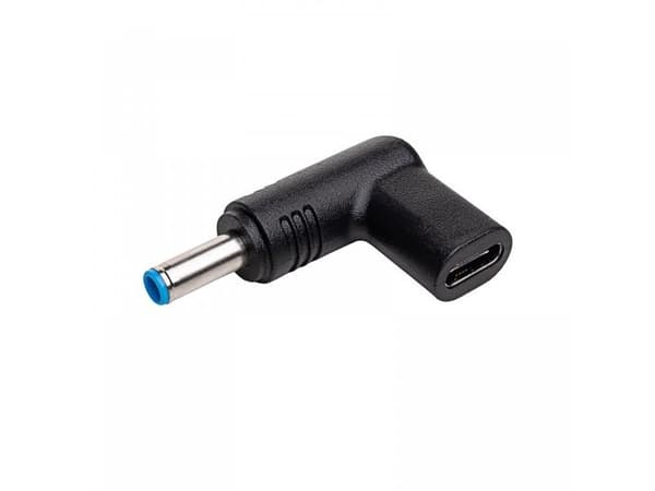 Akyga AK-ND-C09, USB-C, 4.5 x 3.0 mm, Sort