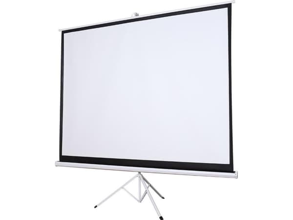 Silelis ET-1 100" (180x180 cm, 1:1) projection screen, automatic retractable, tripod/stand