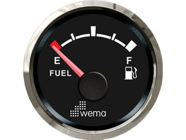 Wema Bränsleinstrument NMEA2000 Svart RF