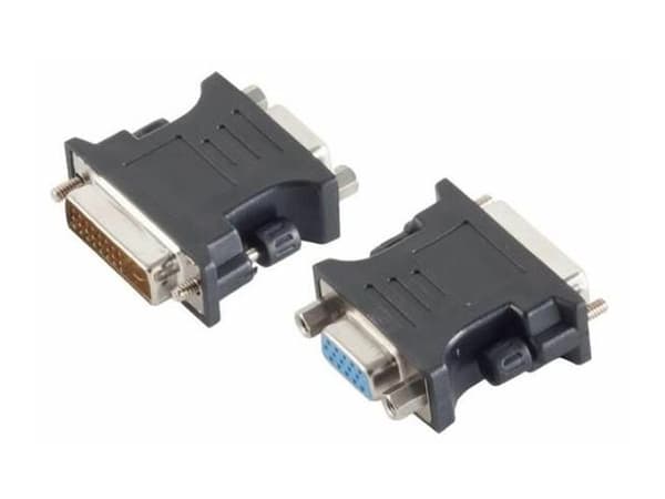 Microconnect MONBG, HD15, DVI-I 24+5Pin, Musta
