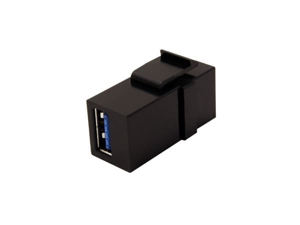 ROLINE 25.99.8207, Flat, Sort, USB A, USB A, Hunkjønn, Hunkjønn