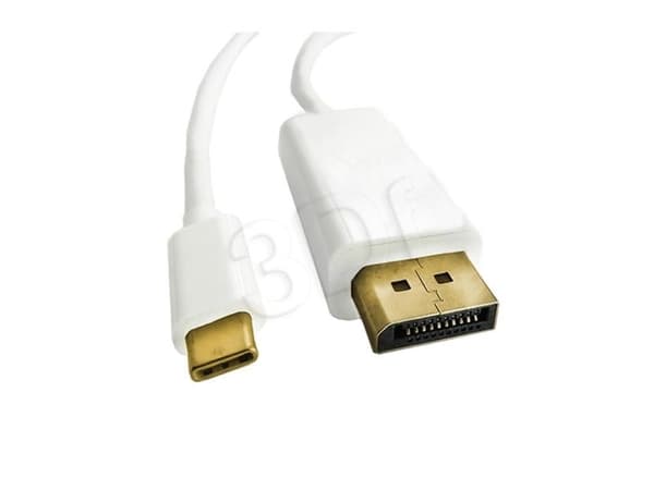 Qoltec - Adapterkabel - USB-C (han) til DisplayPort (han) - USB 3.1 - 1 m