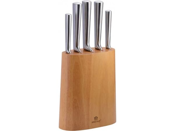 KingHoff KITCHEN KNIVES SET IN THE KINGHOFF BLOCK KH-1456