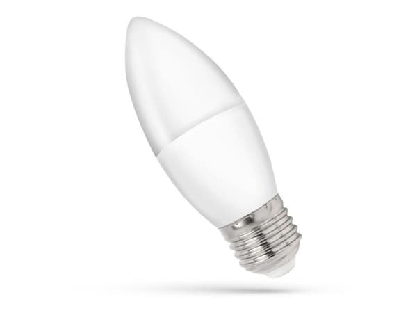 Spectrum LED-lamppu, B35, E27, 8W, 620LM, 3000K