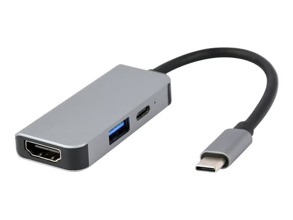Cablexpert A-CM-COMBO3-02 - Dockningsstation - USB-C 3.1 - HDMI
