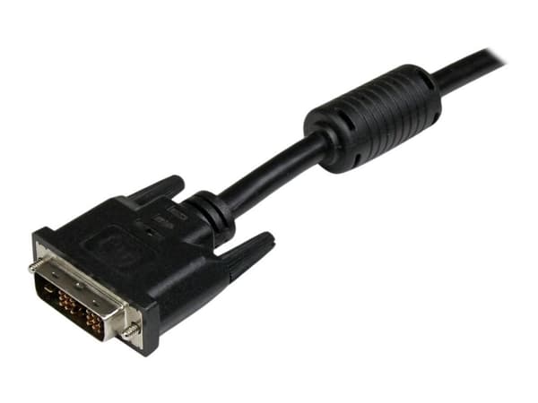 StarTech.com 5m DVI-D Single Link Cable - M/M - DVI-kaapeli - enkeltlink - DVI-D (han) til DVI-D (han) - 5 m - formet, tommelskruer - sort